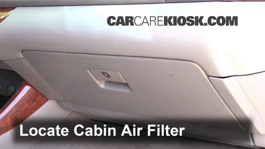 2003 Toyota Camry XLE 3.0L V6 Air Filter (Cabin) Replace